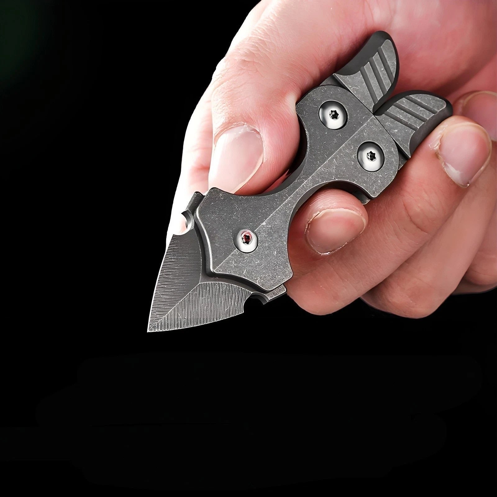 Titanium Alloy Multi-tool Toys EDC Pry Bar With Sheath Outdoor Camping Gear Gift 07FC0E-D4 - KOEEK