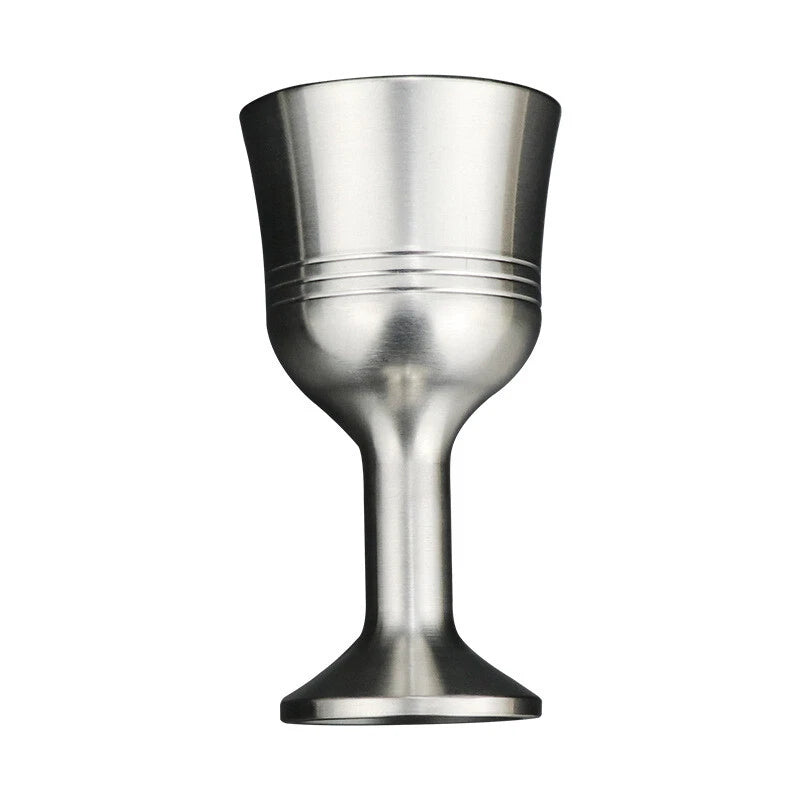 Solid Metal EDCTitanium Alloy Anti-drop Tea Mup Wine Champagne Glass CupBusiness 07FC0E-D4 - KOEEK