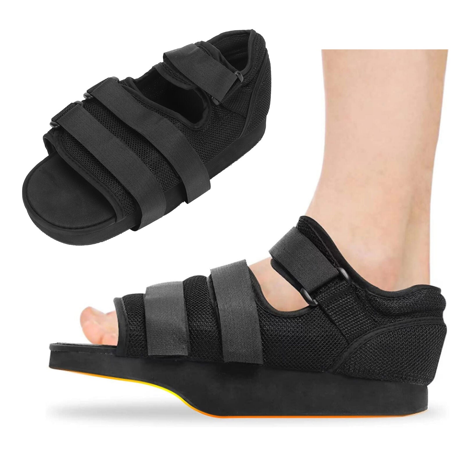 new Post Toe Surgery Shoes Reduce Pressure Forefoot Offloading Healing Foot Splint S koeek - KOEEK