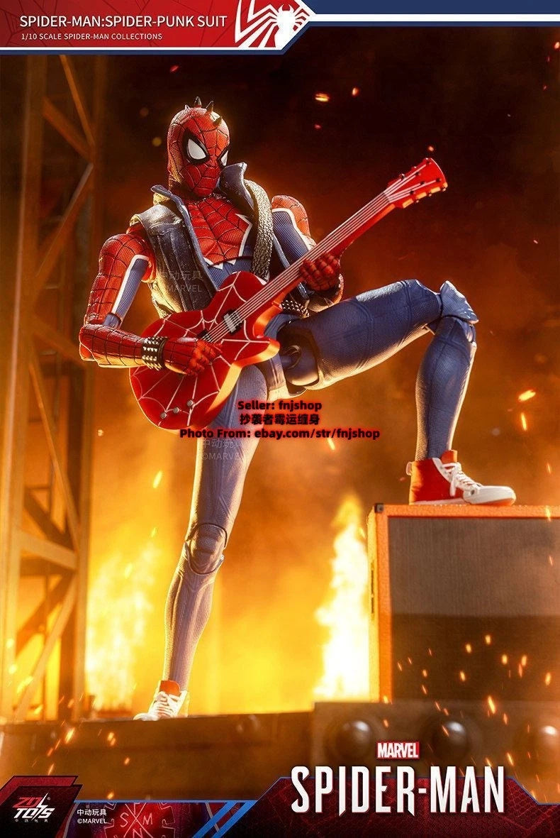 ZD Toys Spider-Man SPIDER-PUNK Suit 1/10 Collectible Action Figure IN STOCK ZD_TOY - KOEEK