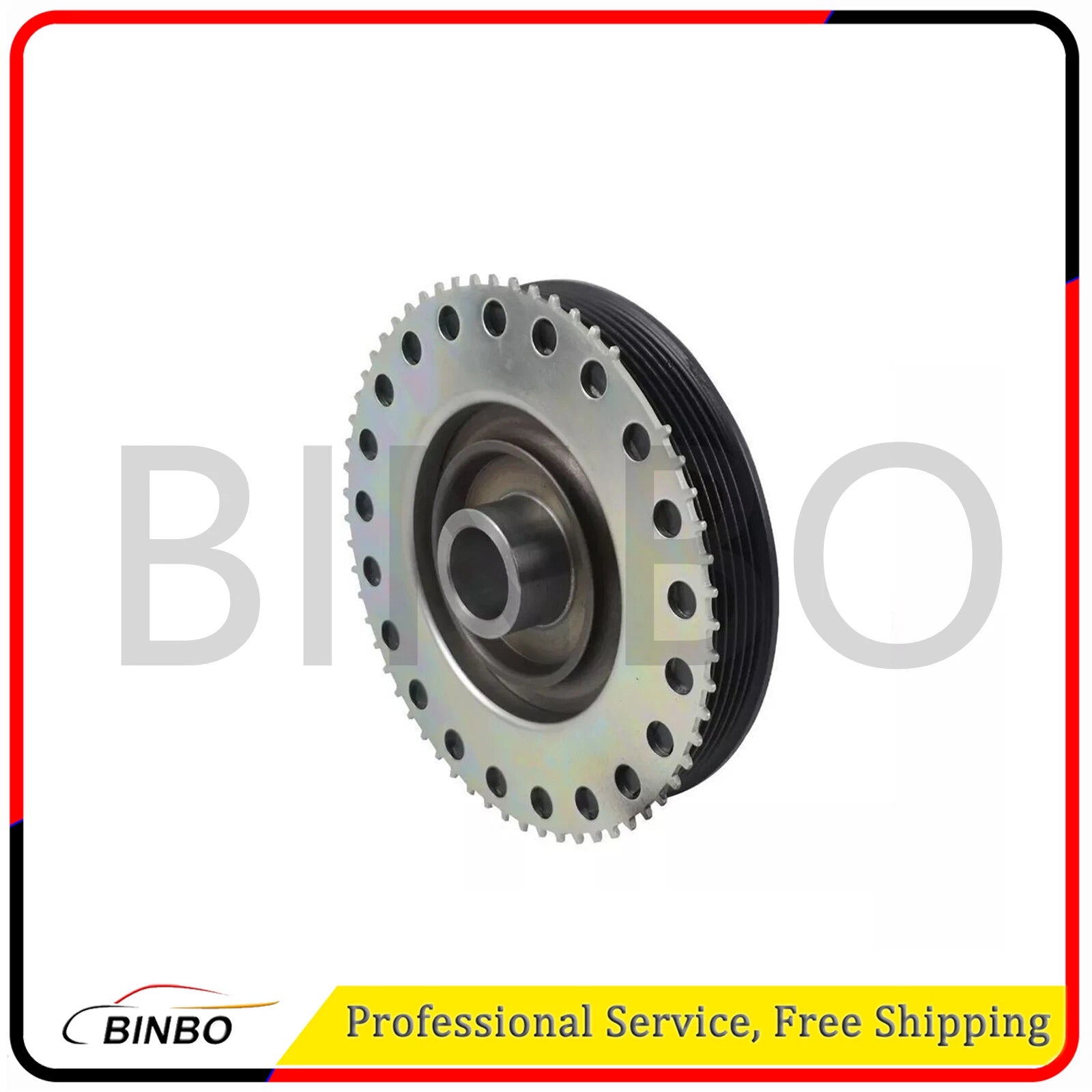 Crank Shaft Belt Pulley For Land Rover Range Rover Evoque 2.0L 2012-19 LR078547 07FC0E-D4 - KOEEK