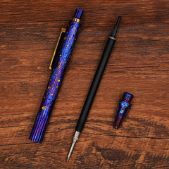 1pcs Titanium Mechanical Pencil Ball Pen Students Drawing Pen Art Pen Stationery 07FC0E-D4 - KOEEK