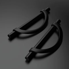 10 Pack Matte Black Cabinet Pulls 5 in (128 mm) Drawer Pulls 07FC0E-D4 - KOEEK