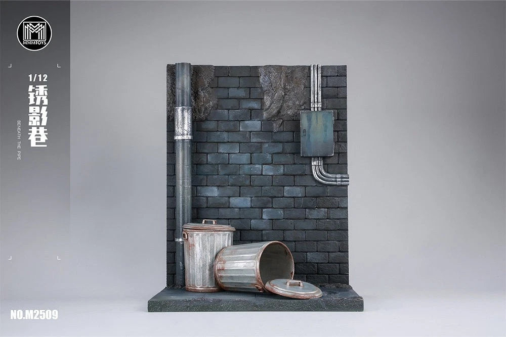 MMMToys 1/12 Scale M2509 Beneath The Pipe Diorama  Model Base Background Collect 07FC0E-D4 - KOEEK