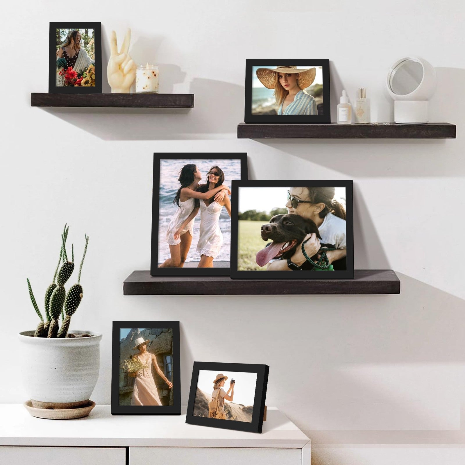 10 Pack Picture Frames Collage Wall Decor for Mounting or Tabletop Display, P... 07FC0E-D4 - KOEEK