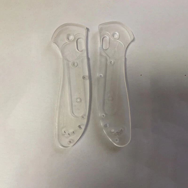 1Pair Transparent Acrylic Knife Handle Scale For Benchmade Griptilian 551 Knives 07FC0E-D4 - KOEEK