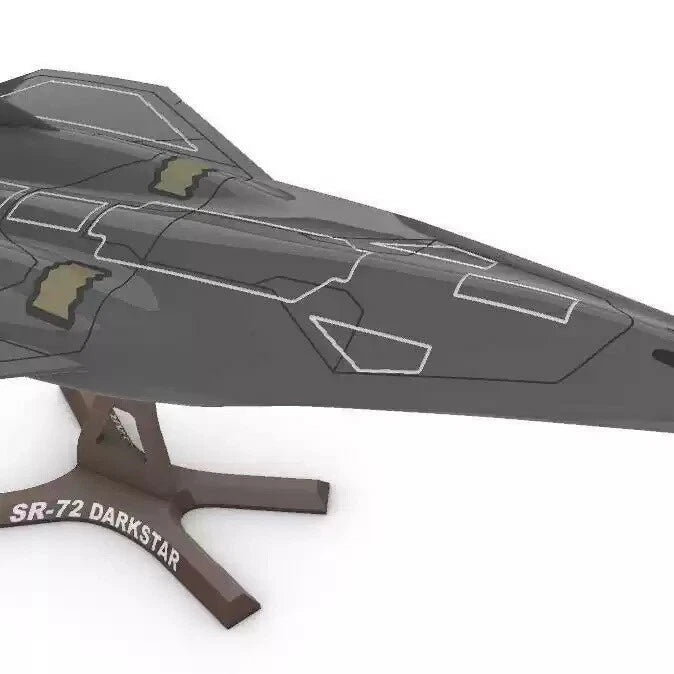 3D Printed 1/72 Scale US Dark Star SR-72 Reconnaissance Aircraft Unpainted Model 07FC0E-D4 - KOEEK