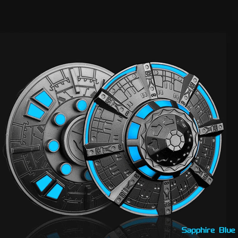 EDC Alien UFO Luminous Fidget Spinner Adult Metal Fidget Toys ADHD Hand Spinner 07FC0E-D4 - KOEEK