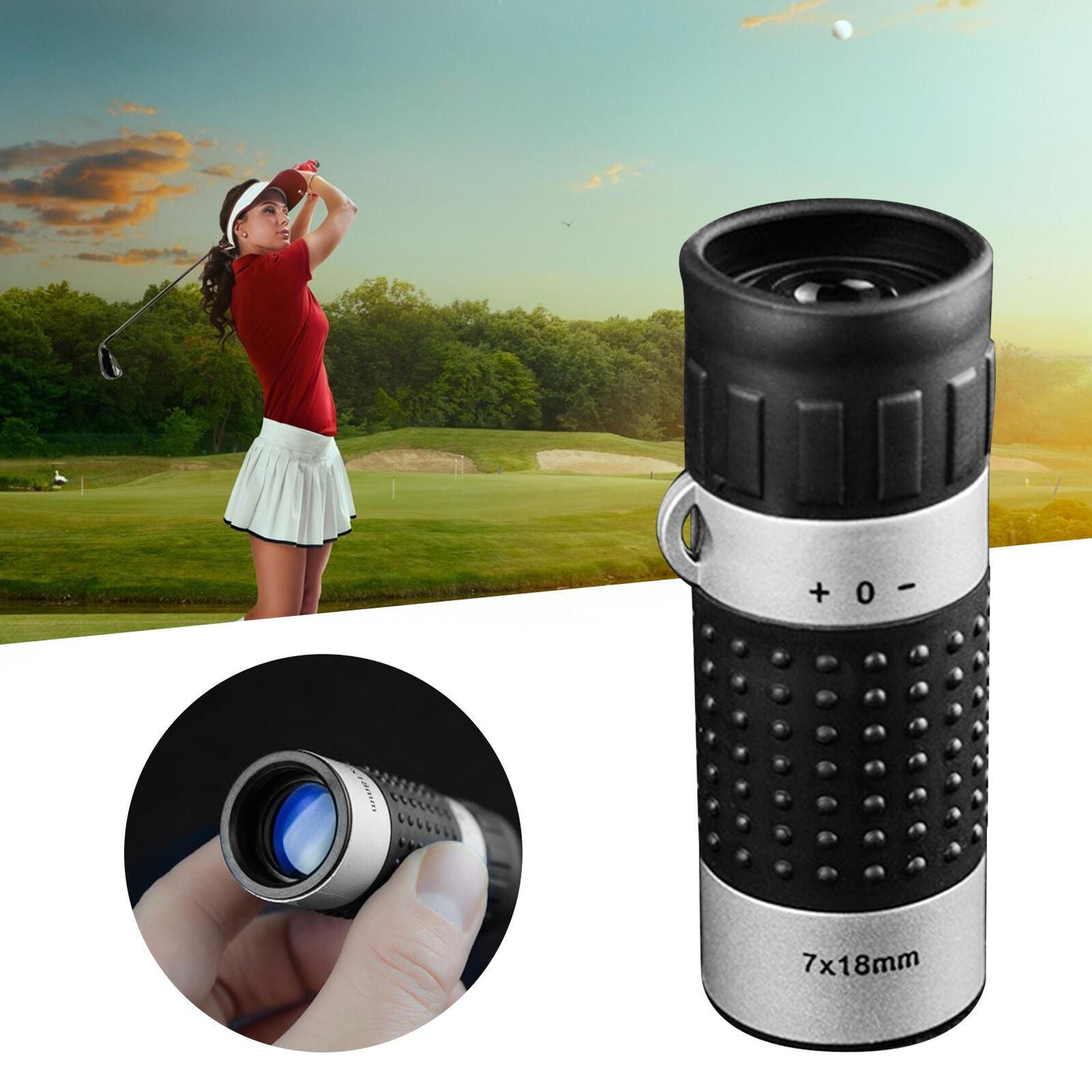 new Golf Range Finder Handheld Monocular Rangefinder Golf Scope Yards Measure Tools koeek - KOEEK