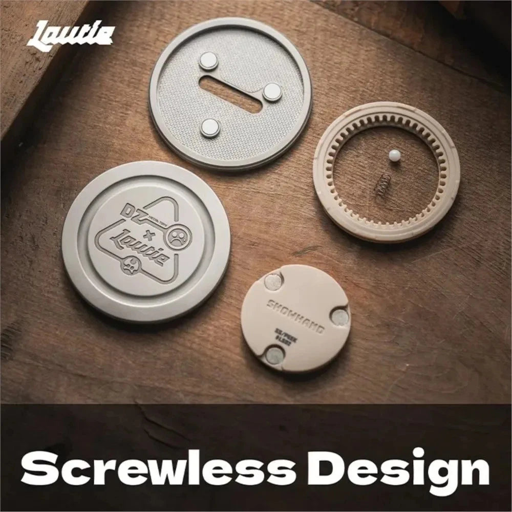 DZ & LAUTIE Co-ed “Showhand” Pocket Haptic Coin Fidget Toy Anxiety Desk Toy 07FC0E-D4 - KOEEK