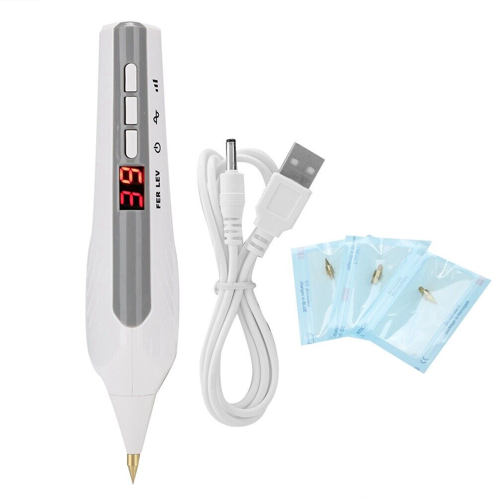 new Electric Cautery Spot Pen Mole Warts Freckle Tattoo Removal Machine Charge T