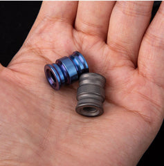 Solid Titanium Bead  EDC Tube Bead for Knife Lanyard Keychain Necklace DIY Beads 07FC0E-D4 - KOEEK