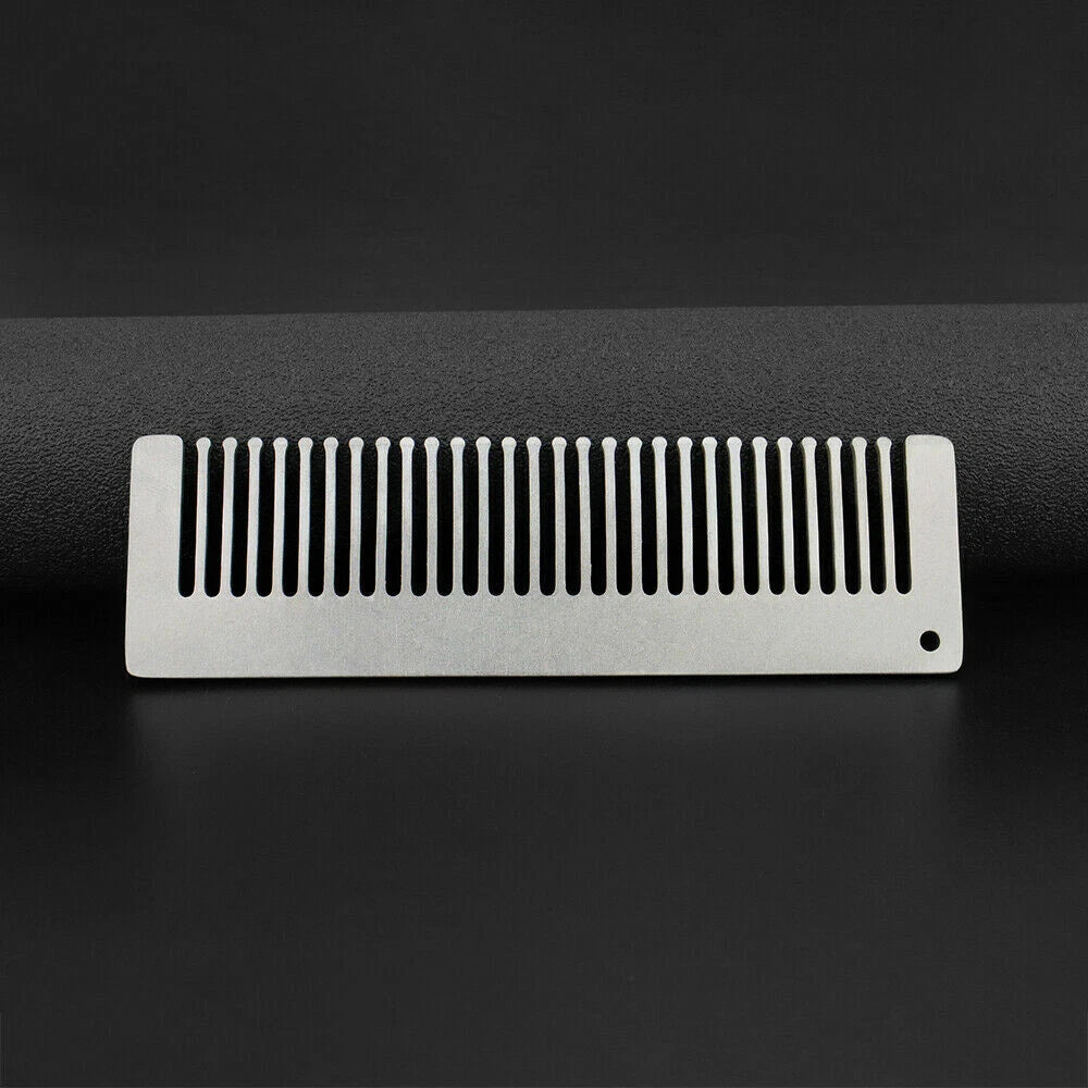 Antistatic Health Hair Comb Titanium Keychain Unique Fashion Pocket Comb 07FC0E-D4 - KOEEK