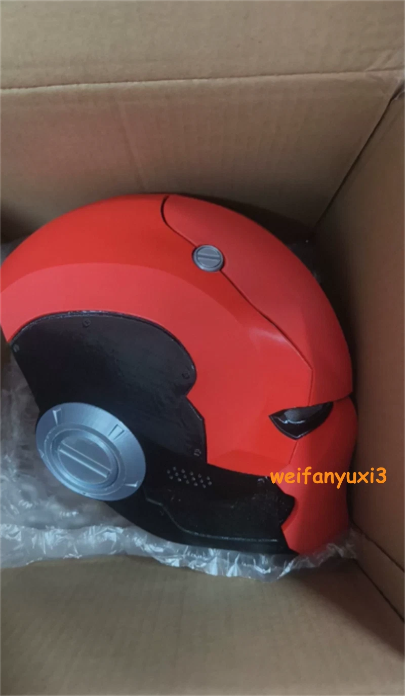 Red Hood Batman Helmet 3D Printed Full Face Mask Handmade Cosplay Props HANDMADE - KOEEK