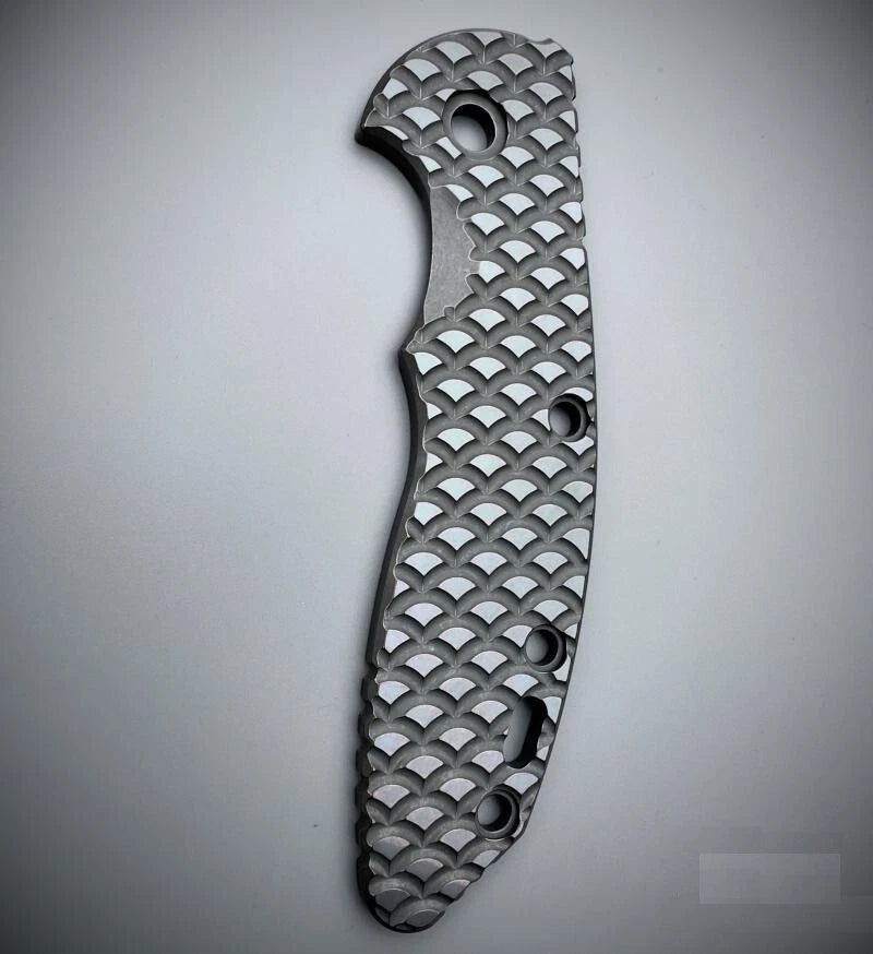 1 Pc Custom Made TC4 Scale for Rick Hinderer XM18 3.5” Knives DIY Accessories 07FC0E-D4 - KOEEK
