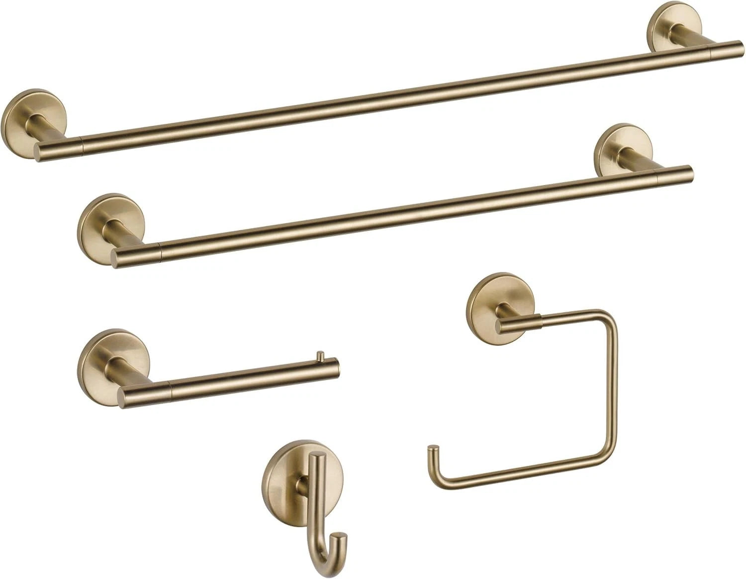 (1 piece) Hand Towel Rack Champagne Copper Bath Towel Rack 07FC0E-D4 - KOEEK