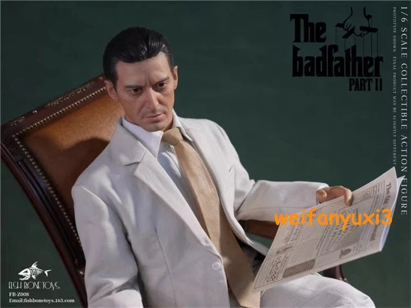 1/6 FISH BONETOYS FB-Z008 Michael Corleone 2nd Godfather Model 12" Statue Model 07FC0E-D4 - KOEEK
