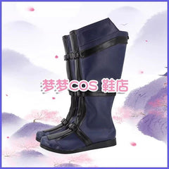 Deadpool & Wolverine Black Long Boot Zipper Shoes Cos Accessories Halloween 07FC0E-D4 - KOEEK