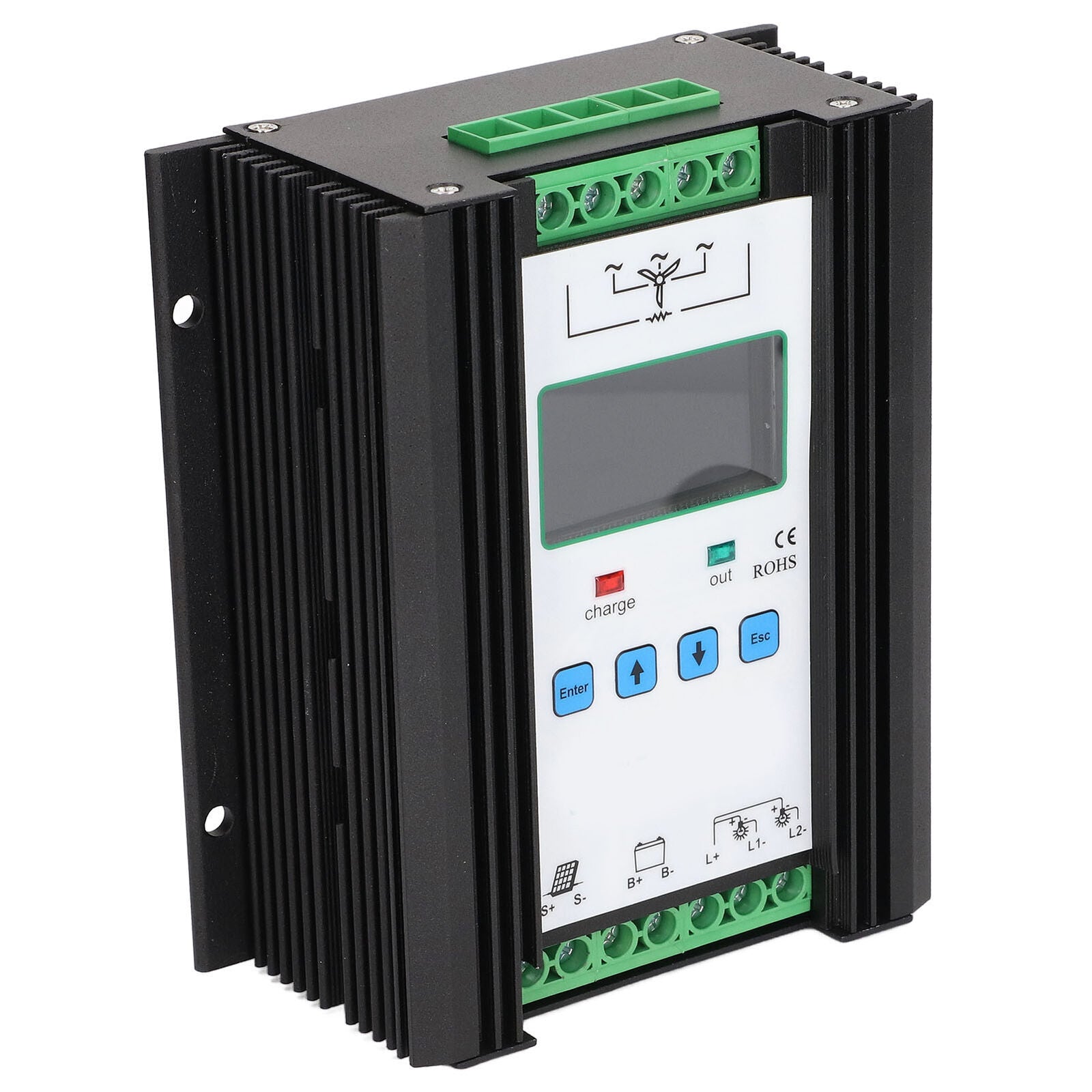 new Wind Solar Hybrid Controller Intelligent Control Wind Solar Regulator 12V 24V koeek - KOEEK