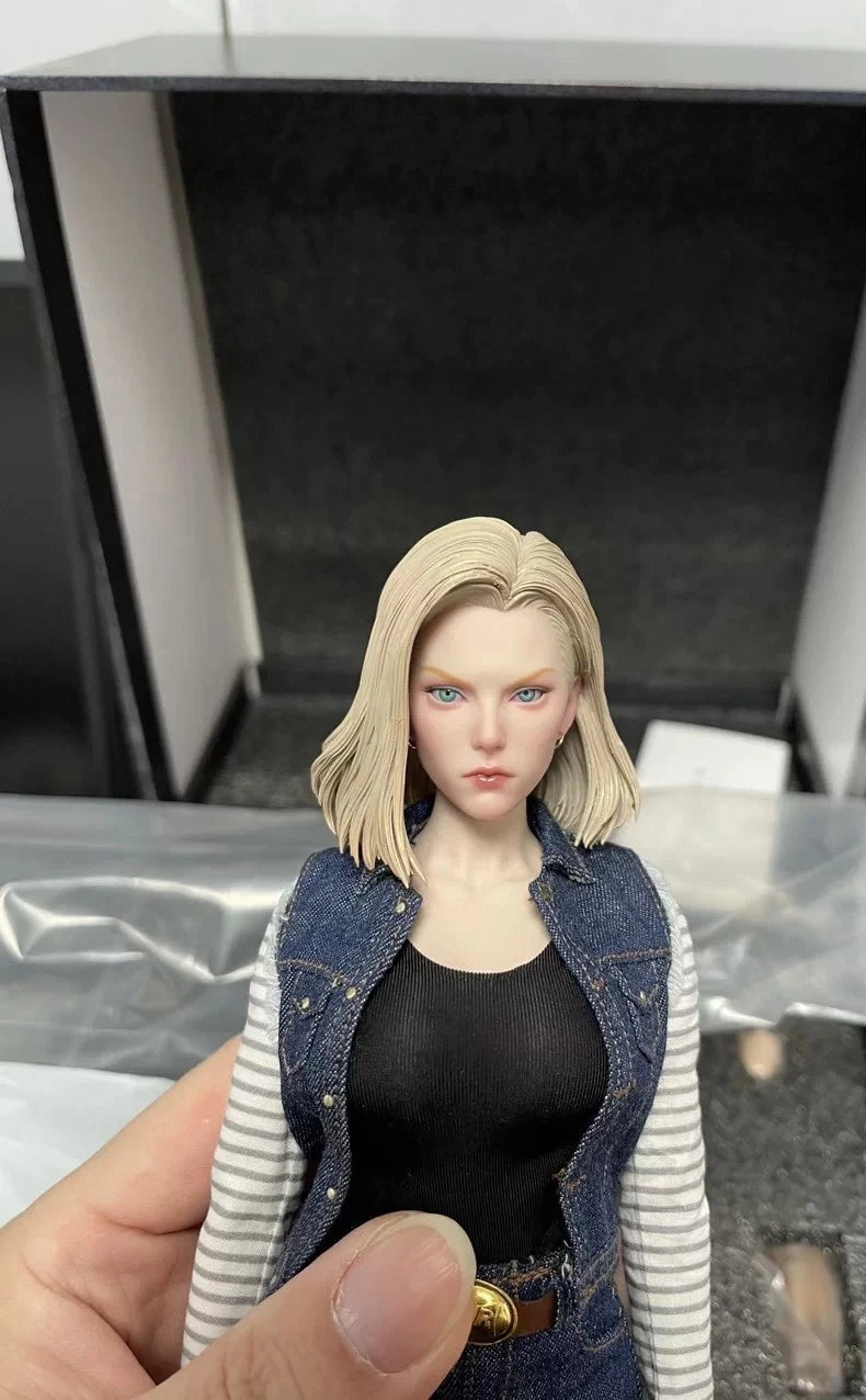 ARTISAN 1/6 Dragon Ball Android 18 Mecha Maiden Demon Hair Version Action Figure 07FC0E-D4 - KOEEK