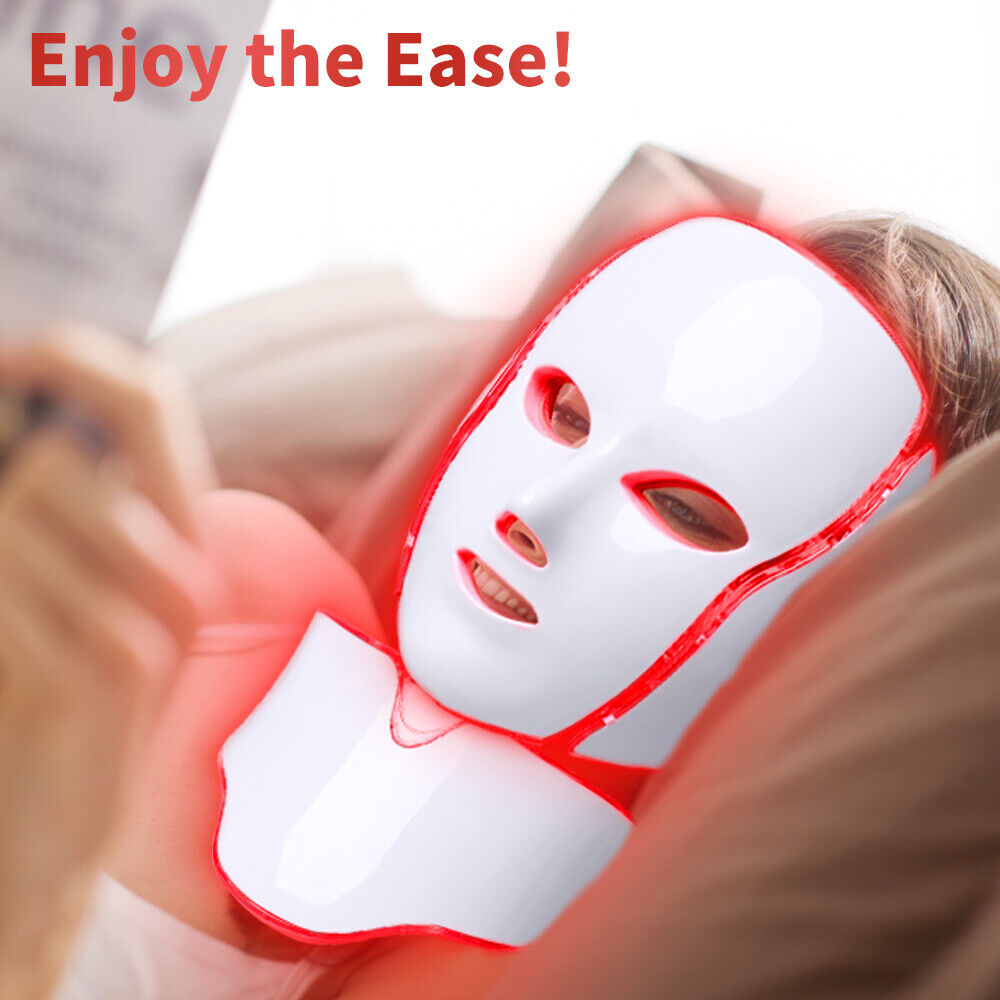 ny Red Light Therapy Face LED Face Mask Lys Therapy Mask for Facial Skin Care US