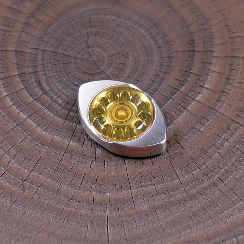 Stainless Steel pEI Fidget Spinner Stress Relief Finger Spinner EDC Fidget Toy 07FC0E-D4 - KOEEK