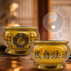 5 Inches Taoism Gossip Incense Burner Household Enshrine Incense Burning Plate 07FC0E-D4 - KOEEK