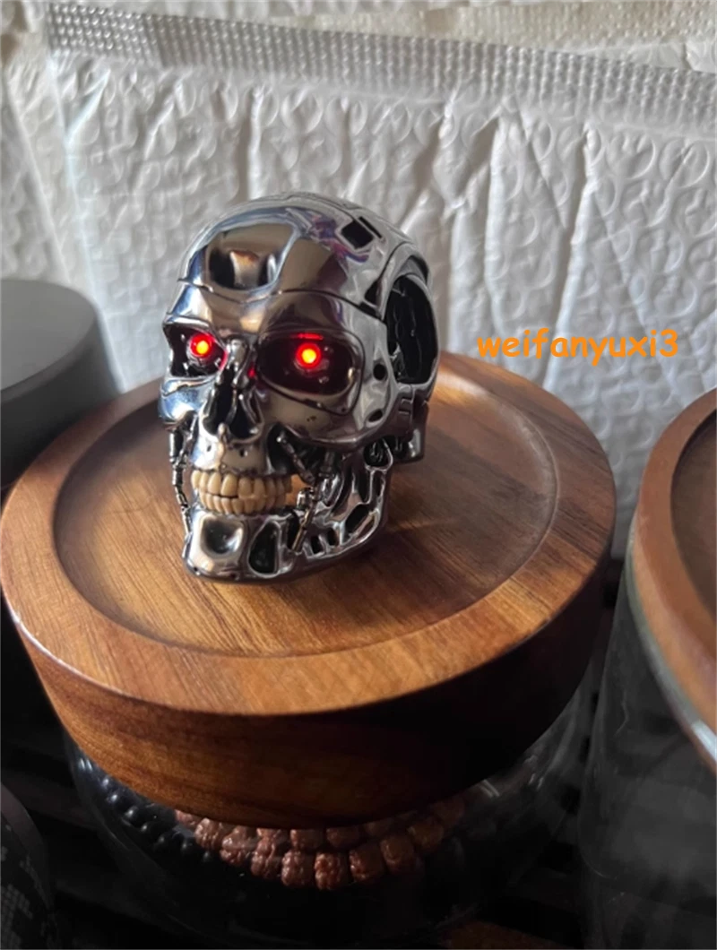 STOCK! Terminator T2 T800 ENDOSKELETON 1/4 Scale Figure Skull Model LED Eyes 07FC0E-D4 - KOEEK