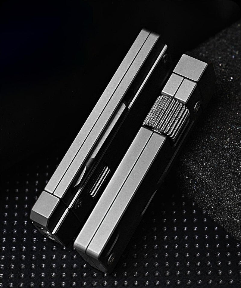 Titanium Adjustable Wrench Screwdriver EDC Pocket Multi Tools Portable Keychain 07FC0E-D4 - KOEEK