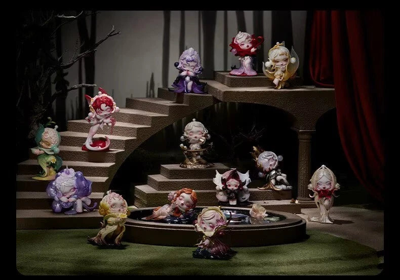 Authentic SKULLPANDA Petals in Four Acts Series Confirmed Blind Box Figures Toy 07FC0E-D4 - KOEEK