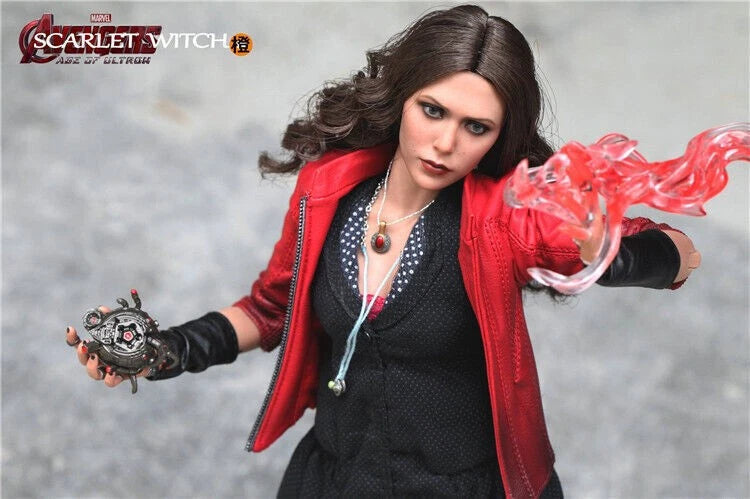 In Stock！HotToys 1/6 MMS301 Avengers 2 Age of Ultron Scarlet Witch Figure Toy 07FC0E-D4 - KOEEK