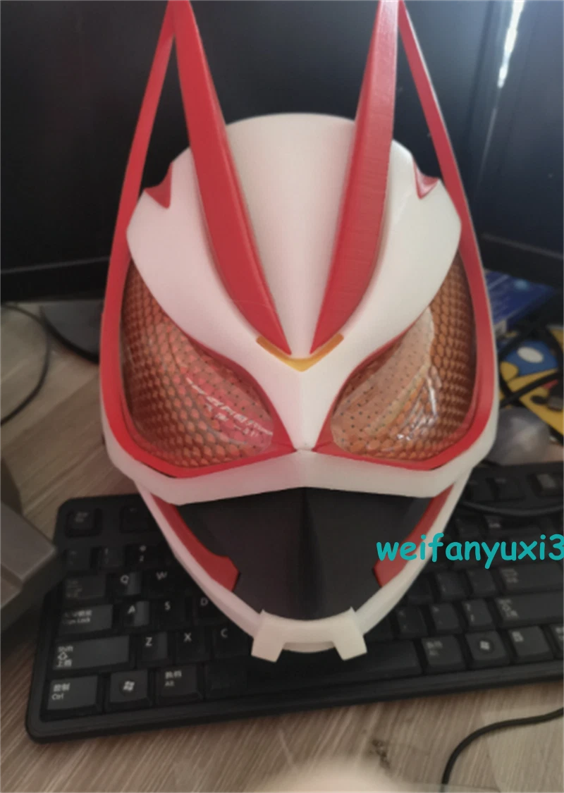 Masked Rider Kamen Rider GEATS 1：1 Wearable Helmet 3D Printed Mask Cosplay Prop 07FC0E-D4 - KOEEK