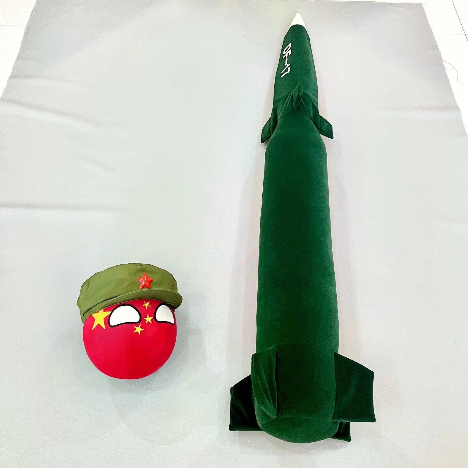 DF-17 Hypersonic Ballistic Missile Plush Doll Stuffed Toy Throw Pillow Xmas Gift 07FC0E-D4 - KOEEK