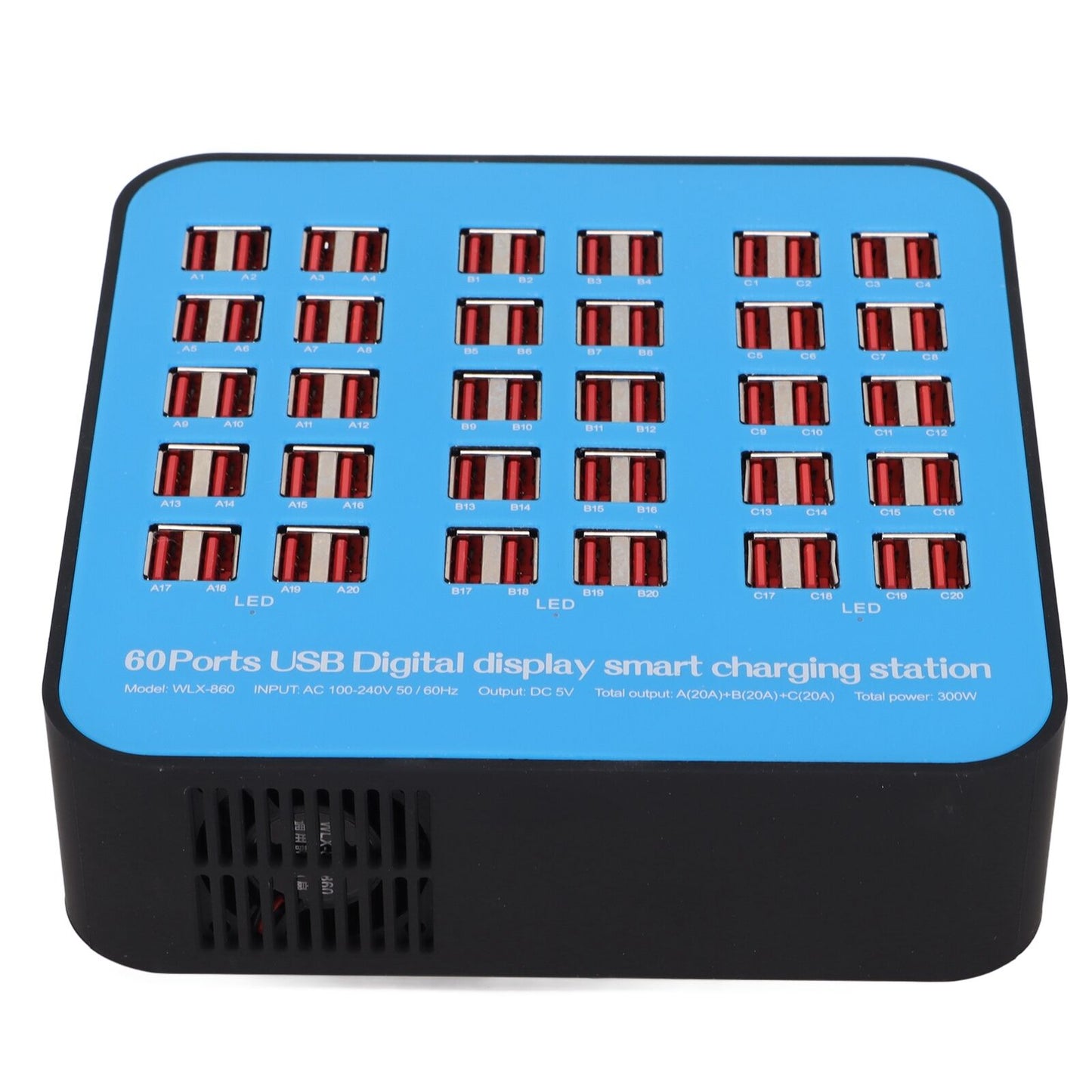 new 60 Ports Desktop Charger Universal Multi Ports Charging Station For Tablets For koeek - KOEEK