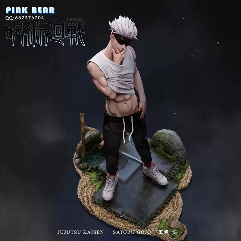 Jujutsu Kaisen Gojo Satoru 1/6 Figure GK Statue W/two Heads Deluxe Model TOY 07FC0E-D4 - KOEEK
