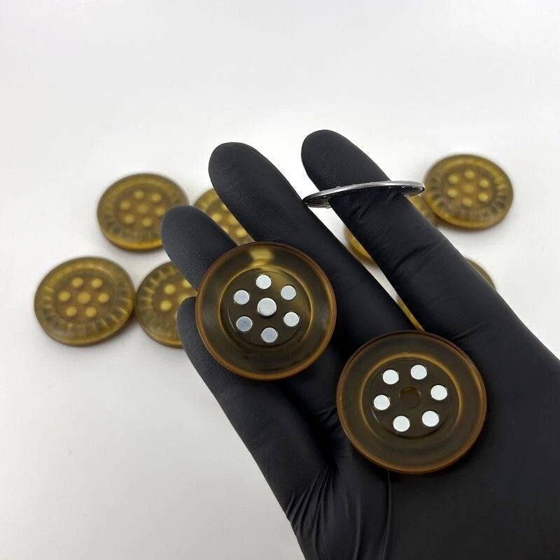 Transparent PC Fidget Coin Haptic Coins Adult EDC Fidget Toy ADHD Hand Spinner 07FC0E-D4 - KOEEK