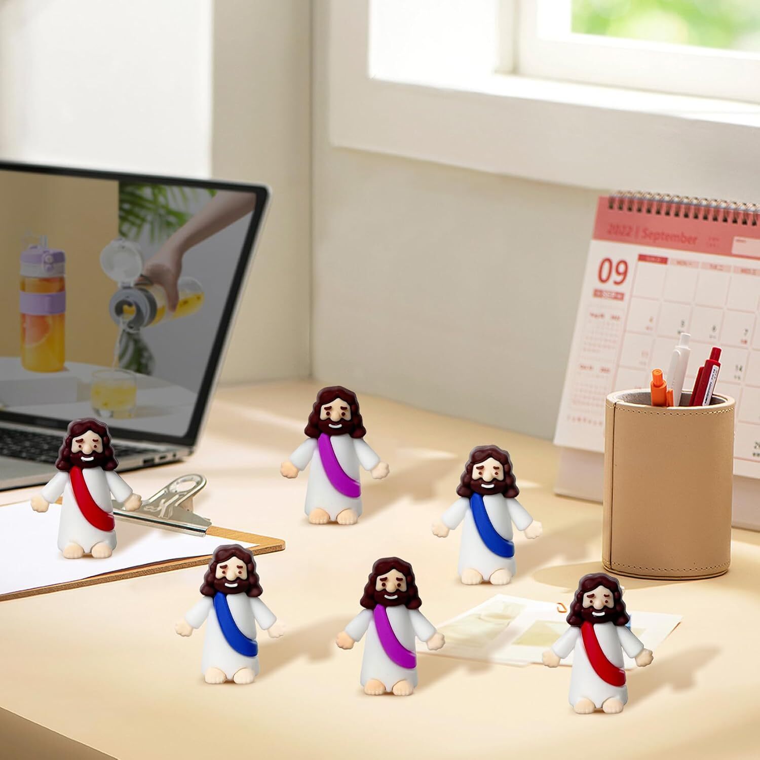 new Mini Jesus Figures, Set of 30pcs Action Figures Little Red 07FC0E-D4 - KOEEK