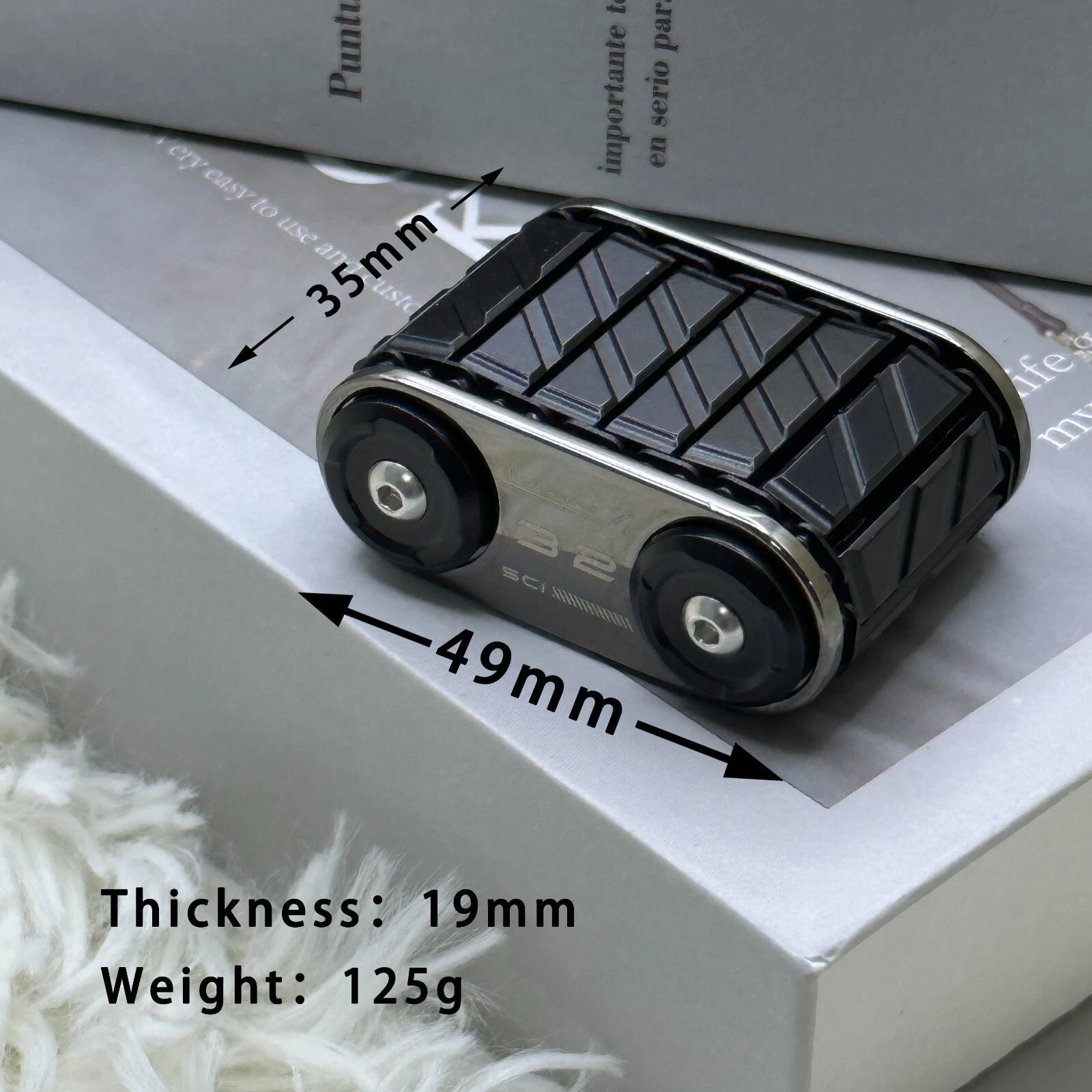 Fidget Spinner Tank Roller Shape Decompression EDC Ratchet Metal Desk Toy Gifts 07FC0E-D4 - KOEEK