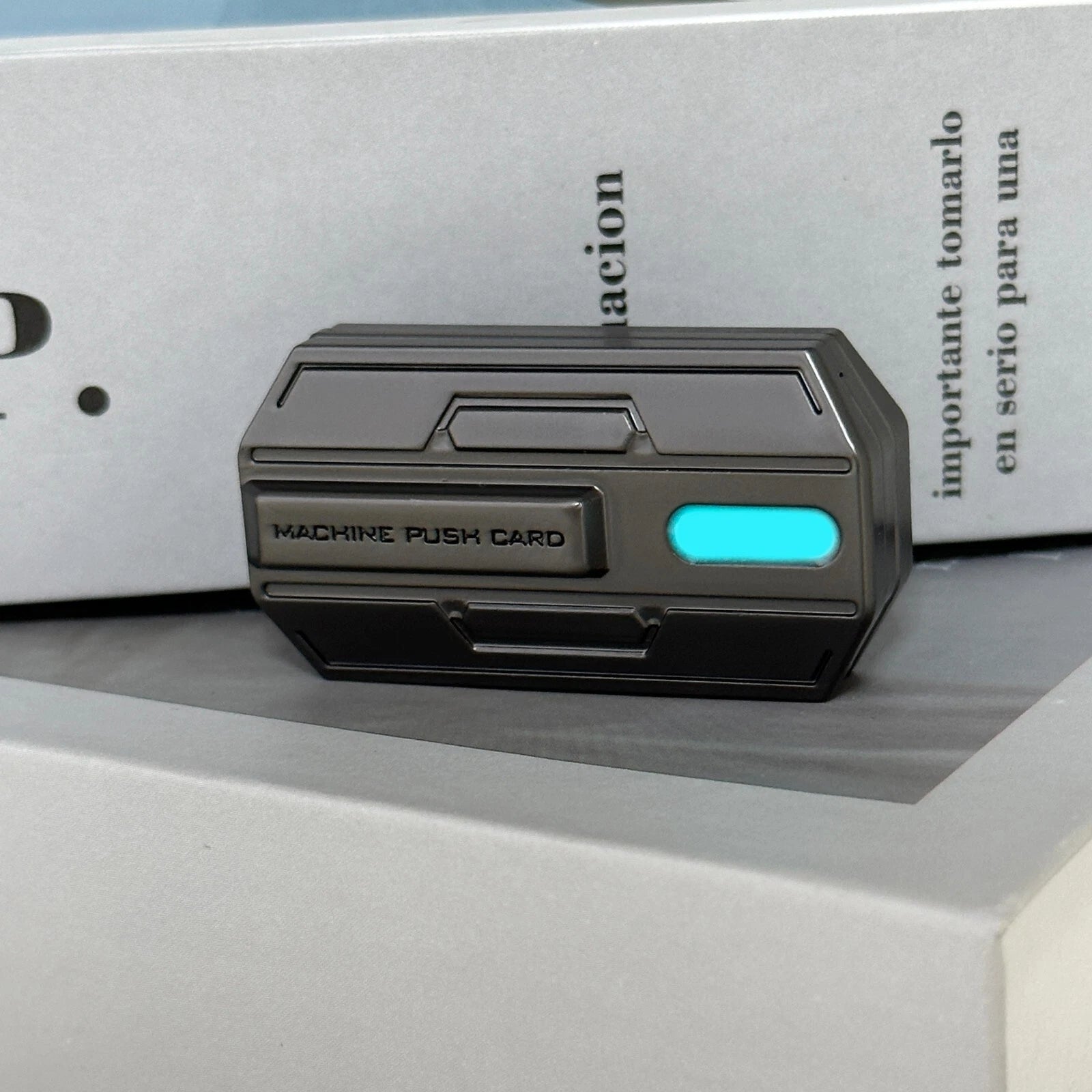 Push Card Pulse Coin Luminous EDC Magnetic Decompression Artifact Metal Toy Gift 07FC0E-D4 - KOEEK