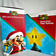 - Super Mario LED 10" Light Up Desktop Tree & 9" Super Star Tree Topper 07FC0E-D4 - KOEEK