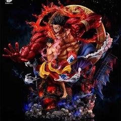 Japan Anime Figure Luffy Gear 4 Wano Kuni GK Statue PVC Model Collectible 35CM 07FC0E-D4 - KOEEK