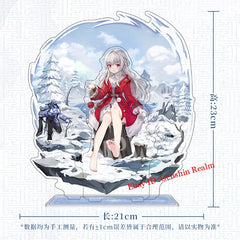Anime Honkai: Star Rail Clara Acrylic Desktop Stand Figure Collection Decor 07FC0E-D4 - KOEEK