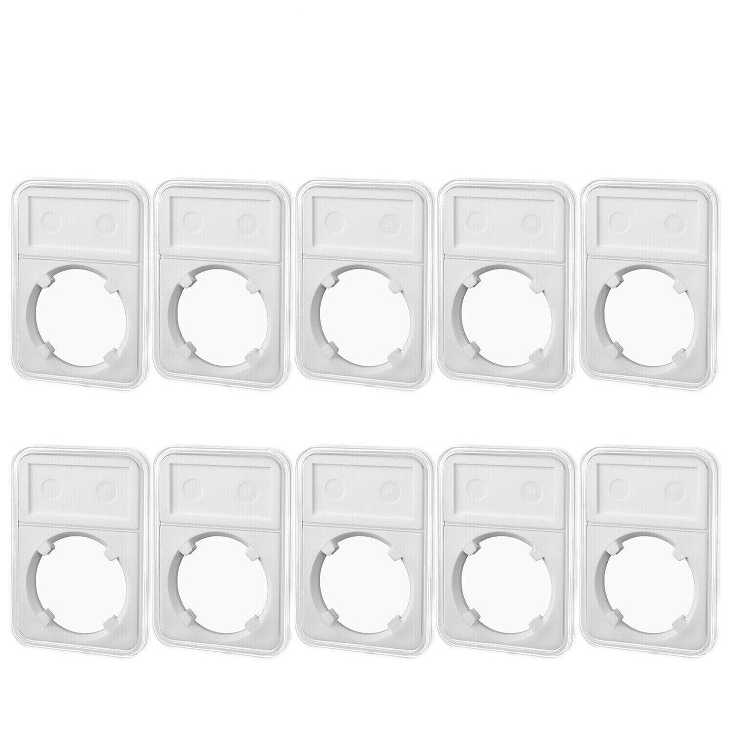 10 PCS Coin Slab Display Holder Storage 39mm for Silver Dollar/Silver Eagle