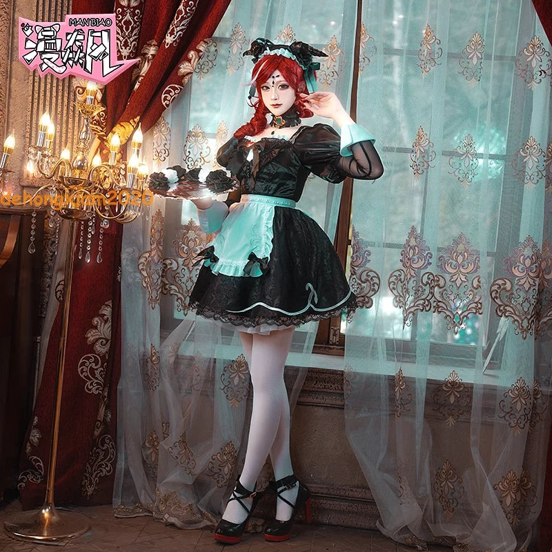 Identity V Priestess Cosplay Costume Fiona Gilman Women Maid Dress  Halloween 07FC0E-D4 - KOEEK