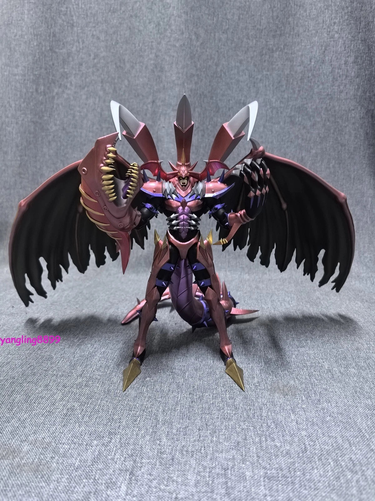 Yu-Gi-Oh! Duel Monsters GX Destiny HERO Bloo－D Resin Figure Model Collect 23cm 07FC0E-D4 - KOEEK