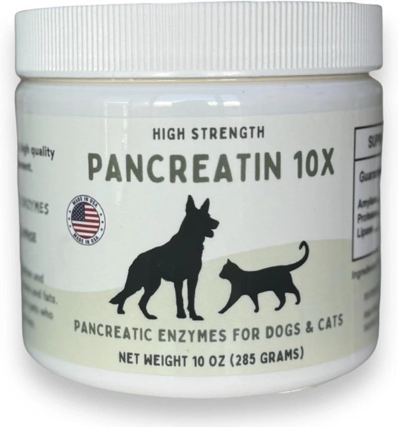 Pancreatic Enzyme Formula for Dogs and Cats High Concentration  10 oz (285 g) 07FC0E-D4 - KOEEK