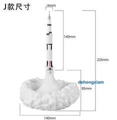 Printing Rocket Lamp Discovery Space Shuttle Light-up 3D Model Night Lights Gift 07FC0E-D4 - KOEEK