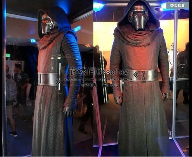 Star Wars Force Awakens Kylo Ren Cosplay Uniform Costume Halloween Full Outfits 07FC0E-D4 - KOEEK