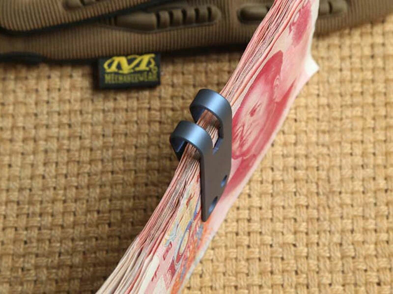 Hot MG Titanium TC4 Multi EDC Money Card Holder Keychain Screwdriver WrenchRuler MG - KOEEK