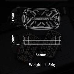 EDC Fidget Slider Carbon Fiber Toy Adults Stress Relief ADHD Fidget Spinner Toys 07FC0E-D4 - KOEEK